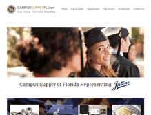 Tablet Screenshot of campussupplyfl.com